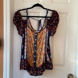 Patrons of Peace boho top